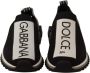 Dolce & Gabbana Black White Sorrento Sport Stretch Sneakers Zwart Heren - Thumbnail 5