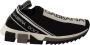 Dolce & Gabbana Black White Sorrento Sport Stretch Sneakers Zwart - Thumbnail 38