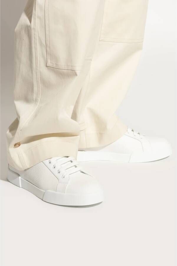 Dolce & Gabbana Sneakers met logo White Heren