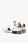 Dolce & Gabbana Witte Sneakers Metallic Inzetstukken Rubberen Zool White Heren - Thumbnail 5