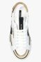 Dolce & Gabbana Witte en gouden leren Custom 2.Zero lage sneakers White Heren - Thumbnail 6