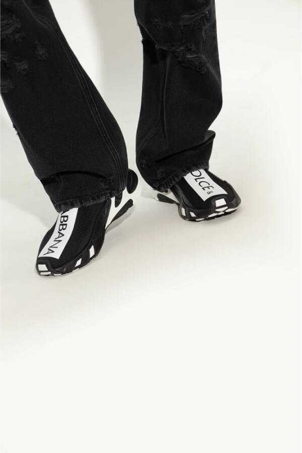 Dolce & Gabbana Sneakers met logo Zwart Dames