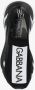 Dolce & Gabbana Zwarte Slip-On Sneakers met Ultralichte Zool en Stretch Mesh Design Black Dames - Thumbnail 9