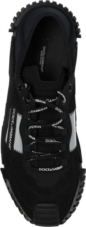Dolce & Gabbana Sneakers met logo Zwart Heren