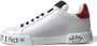 Dolce & Gabbana Stijlvolle Witte Portofino Leren Sneakers White Dames - Thumbnail 28