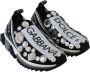 Dolce & Gabbana Kristalversierde Monochrome Sneakers Multicolor Dames - Thumbnail 5