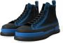 Dolce & Gabbana Canvas High Top Sneakers Zwart Blauw Black Heren - Thumbnail 18