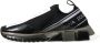 Dolce & Gabbana Black White Sorrento Sport Stretch Sneakers Zwart - Thumbnail 24