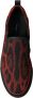 Dolce & Gabbana Rood Zwart Luipaard Loafers Sneakers Schoenen Multicolor Heren - Thumbnail 17