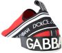 Dolce & Gabbana Rode Witte Platte Sneakers Loafers Schoenen Rode Witte Platte Sneakers Loafers Red - Thumbnail 8