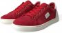 Dolce & Gabbana Rode Leren Lage Sneakers Red Heren - Thumbnail 4