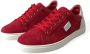 Dolce & Gabbana Rode Suède Leren Lage Sneakers Red Heren - Thumbnail 8