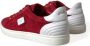 Dolce & Gabbana Rode Suède Leren Lage Sneakers Red Heren - Thumbnail 5