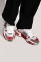 Dolce & Gabbana Witte en rode leren Airmaster lage sneakers White Heren - Thumbnail 3