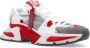 Dolce & Gabbana Witte en rode leren Airmaster lage sneakers White Heren - Thumbnail 5