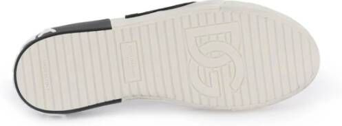 Dolce & Gabbana Sneakers van gebruikt-effect nappaleer White Heren