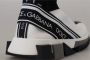 Dolce & Gabbana Wit Zwart Sorrento Sokken Sneakers Schoenen White Dames - Thumbnail 8