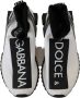 Dolce & Gabbana Wit Zwart Sorrento Sokken Sneakers Schoenen White Dames - Thumbnail 9