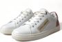 Dolce & Gabbana Witte Roze Leren Lage Sneakers Multicolor Heren - Thumbnail 6