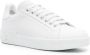 Dolce & Gabbana Witte Leren Sneakers met Ingegraveerd Logo White Dames - Thumbnail 12