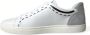Dolce & Gabbana Wit Grijs Leren Love Milano Sneakers White Heren - Thumbnail 12