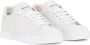 Dolce & Gabbana Witte Leren Sneakers met Geperforeerd Logo White Dames - Thumbnail 18