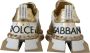 Dolce & Gabbana Super Queen Leren Schoenen in Wit en Goud White Dames - Thumbnail 3