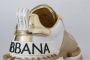 Dolce & Gabbana Super Queen Leren Schoenen in Wit en Goud White Dames - Thumbnail 10