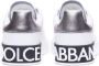 Dolce & Gabbana Witte Leren Sneakers met Metalen Inzetstukken White Dames - Thumbnail 15