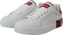 Dolce & Gabbana Wit Rood Logo Patch Dames Sneakers Schoenen White Dames - Thumbnail 3