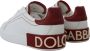 Dolce & Gabbana Wit Rood Logo Patch Dames Sneakers Schoenen White Dames - Thumbnail 4