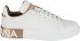 Dolce & Gabbana Portofino Sneakers Dolce Gabbana Gold Dust Leather Beige Dames - Thumbnail 8