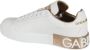 Dolce & Gabbana Portofino Sneakers Dolce Gabbana Gold Dust Leather Beige Dames - Thumbnail 11