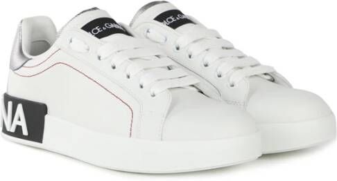 Dolce & Gabbana Portofino leren sneakers Wit - Foto 11