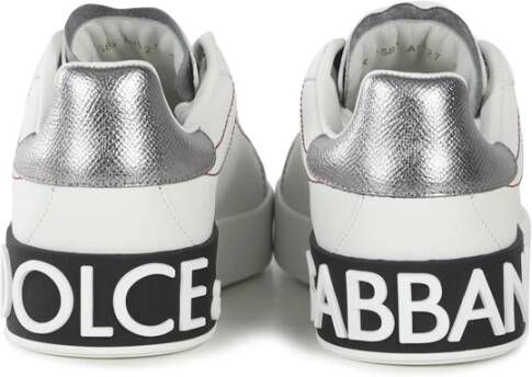 Dolce & Gabbana Portofino leren sneakers Wit - Foto 12
