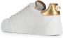 Dolce & Gabbana Witte leren sneakers met gouden en witte logo-applicaties White Dames - Thumbnail 11