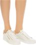 Dolce & Gabbana Witte leren sneakers met gouden en witte logo-applicaties White Dames - Thumbnail 3