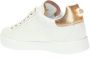 Dolce & Gabbana Witte leren sneakers met gouden en witte logo-applicaties White Dames - Thumbnail 4