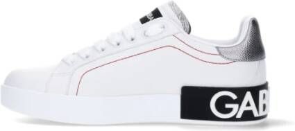 Dolce & Gabbana Portofino leren sneakers Wit - Foto 7