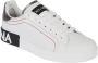 Dolce & Gabbana Witte Leren Sneakers met Metalen Inzetstukken White Dames - Thumbnail 7