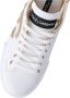 Dolce & Gabbana Portofino sneaker van kalfsleer met lamsleren details en logo - Thumbnail 14