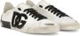 Dolce & Gabbana Witte en Goudkleurige Portofino Lage Sneakers White Heren - Thumbnail 2