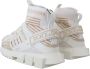 Dolce & Gabbana Witte Beige Sorrento Casual Sneakers White Dames - Thumbnail 3
