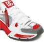 Dolce & Gabbana Witte en rode leren Airmaster lage sneakers White Heren - Thumbnail 10