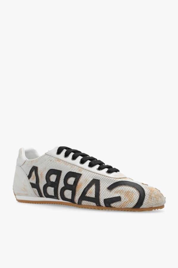 Dolce & Gabbana Re-Edition S S 2006 collectie sneakers Wit Heren