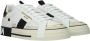 Dolce & Gabbana Witte en gouden leren Custom 2.Zero lage sneakers White Heren - Thumbnail 11