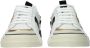 Dolce & Gabbana Witte en gouden leren Custom 2.Zero lage sneakers White Heren - Thumbnail 12