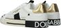 Dolce & Gabbana Witte Sneakers Metallic Inzetstukken Rubberen Zool White Heren - Thumbnail 13