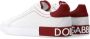 Dolce & Gabbana Heren Portofino Sneaker Wit Rood White Heren - Thumbnail 5