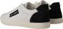 Dolce & Gabbana Witte Zwarte Leren Lage Sneakers White - Thumbnail 3